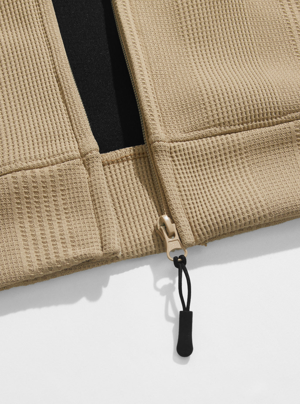 Sterling Waffle Knit Full-Zip Hoodie