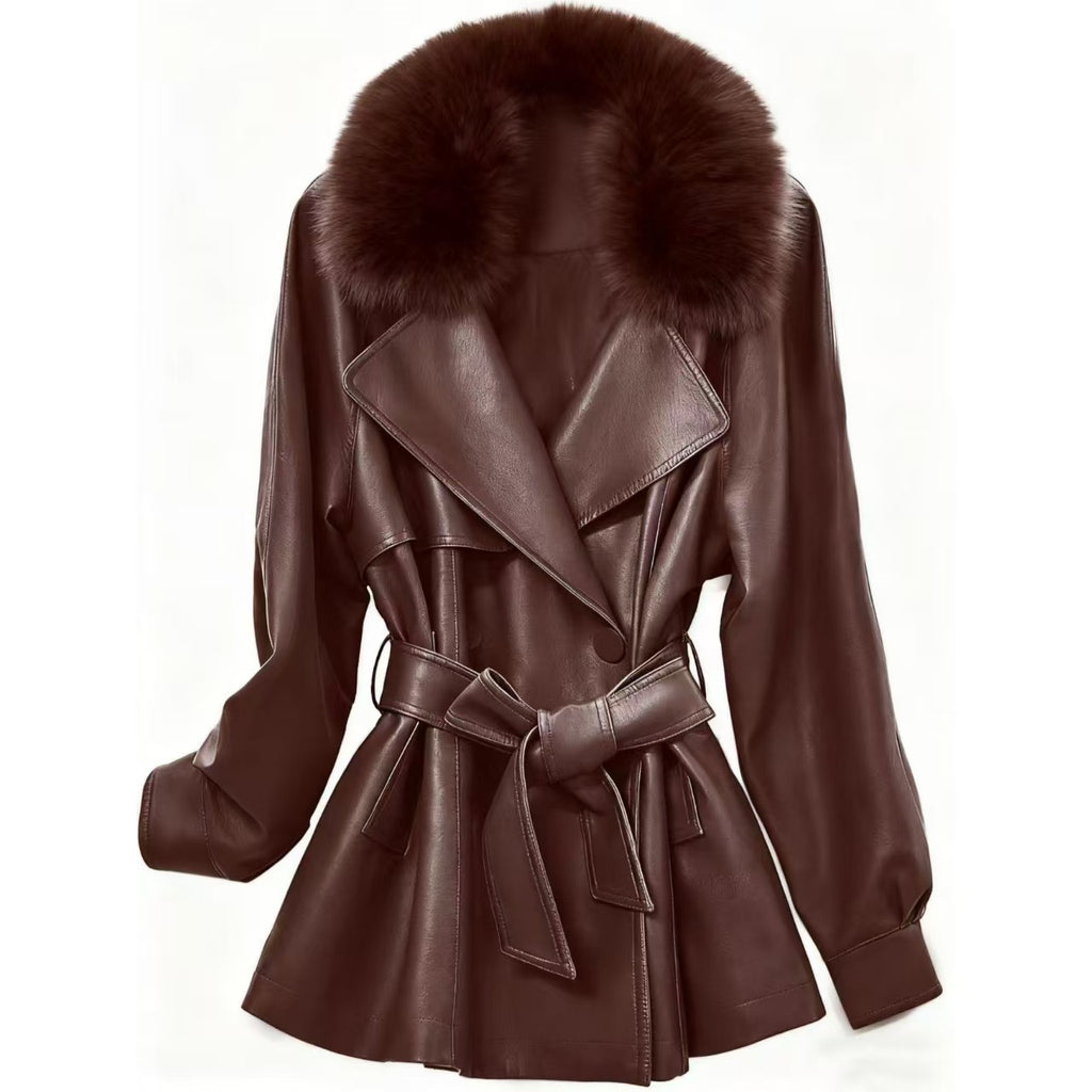 Avéra Fleece Lined Double-Breasted Jacket