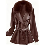 Avéra Fleece Lined Double-Breasted Jacket