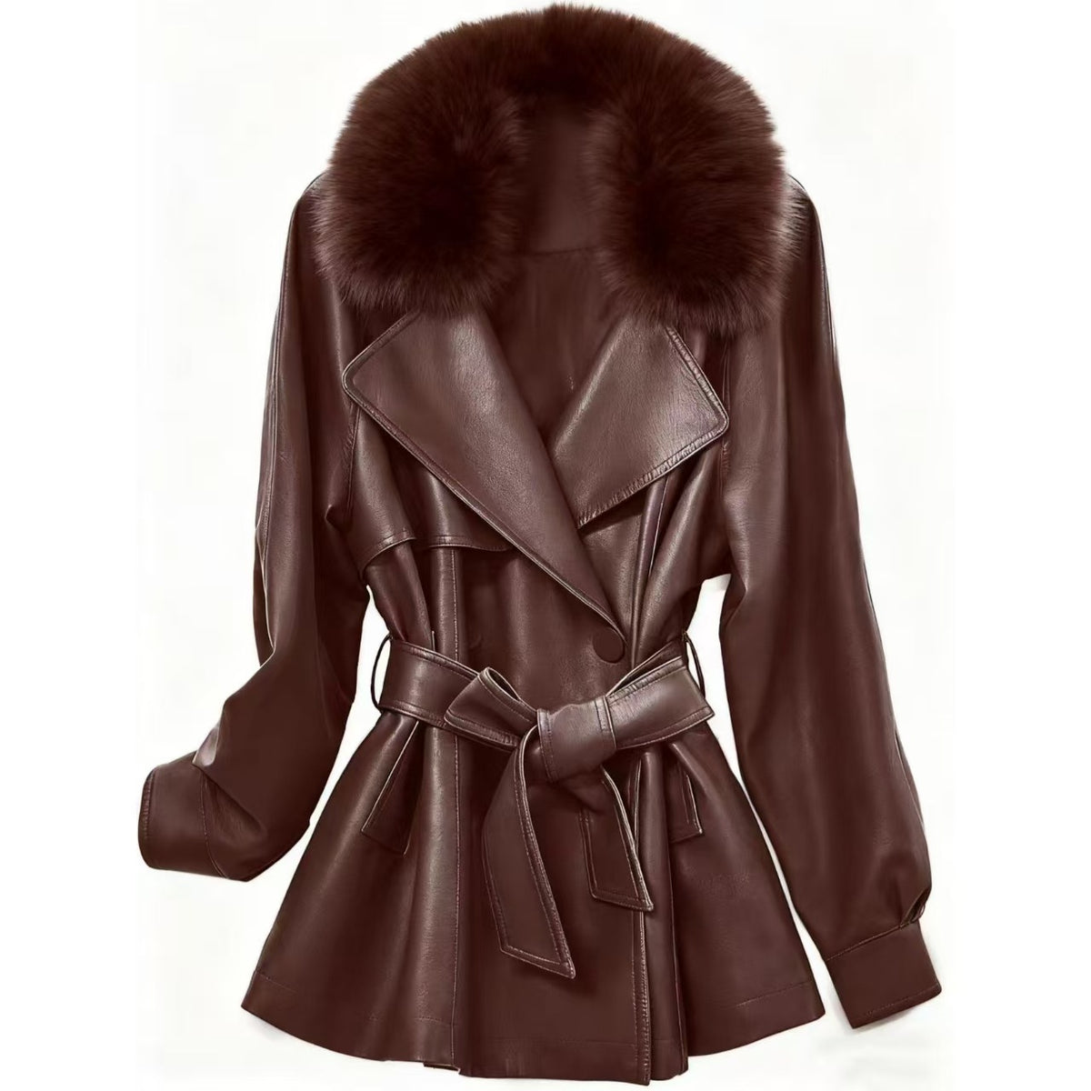Avéra Fleece Lined Double-Breasted Jacket