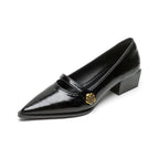 Élise French Retro Camellia Pump Heel