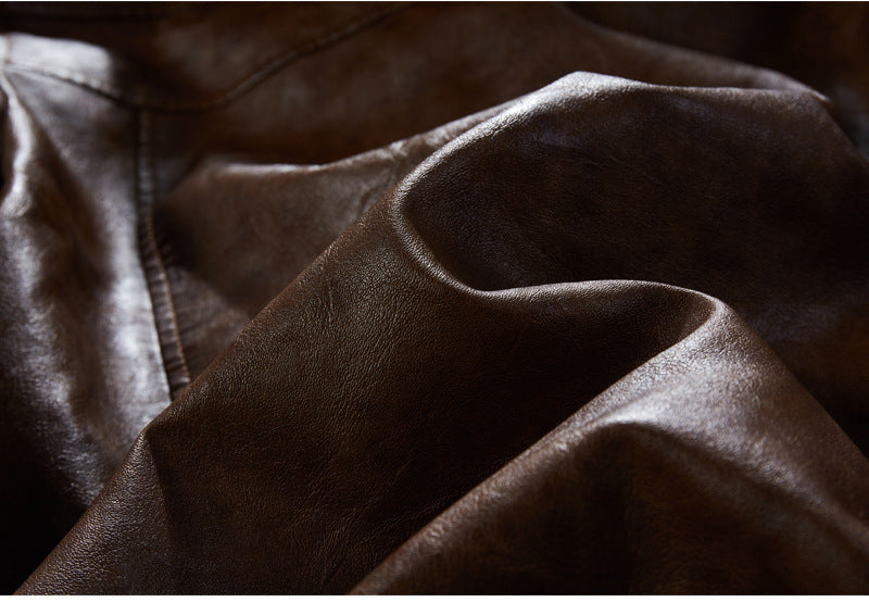Stryde Vintage Aviator Layered Hoodie Jacket