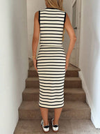 Léa Summer Vest & Slit Skirt Set