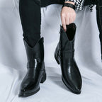 Sterling Pointed-Toe High Top Western Boots