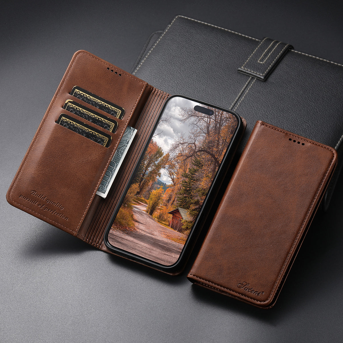 Clifford Business iPhone 18 Pro/ProMax Folio Wallet Case