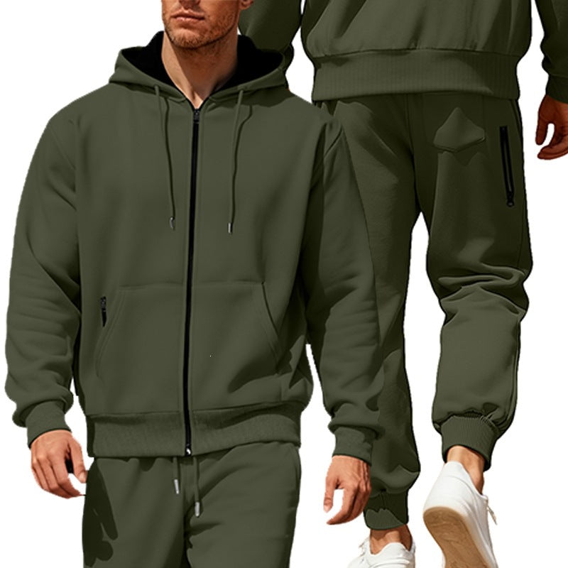 Axel Active Performance Fleece Zip-Up Hoodie & Jogger Set