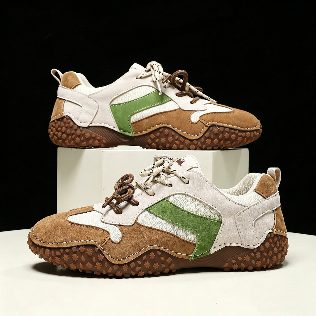Élise Vintage Rugged Walking Sneakers