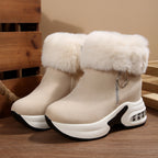 Élise Fur Lined Vegan Suede Boots