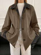 Léa American Retro Lapel Jacket