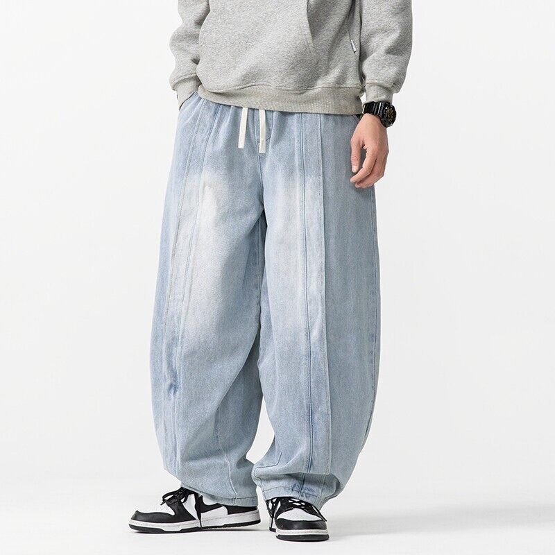 Urban Theory Vintage Washed Denim Baggy Jeans