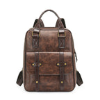 Nova Vintage Vegan Leather Laptop Backpack