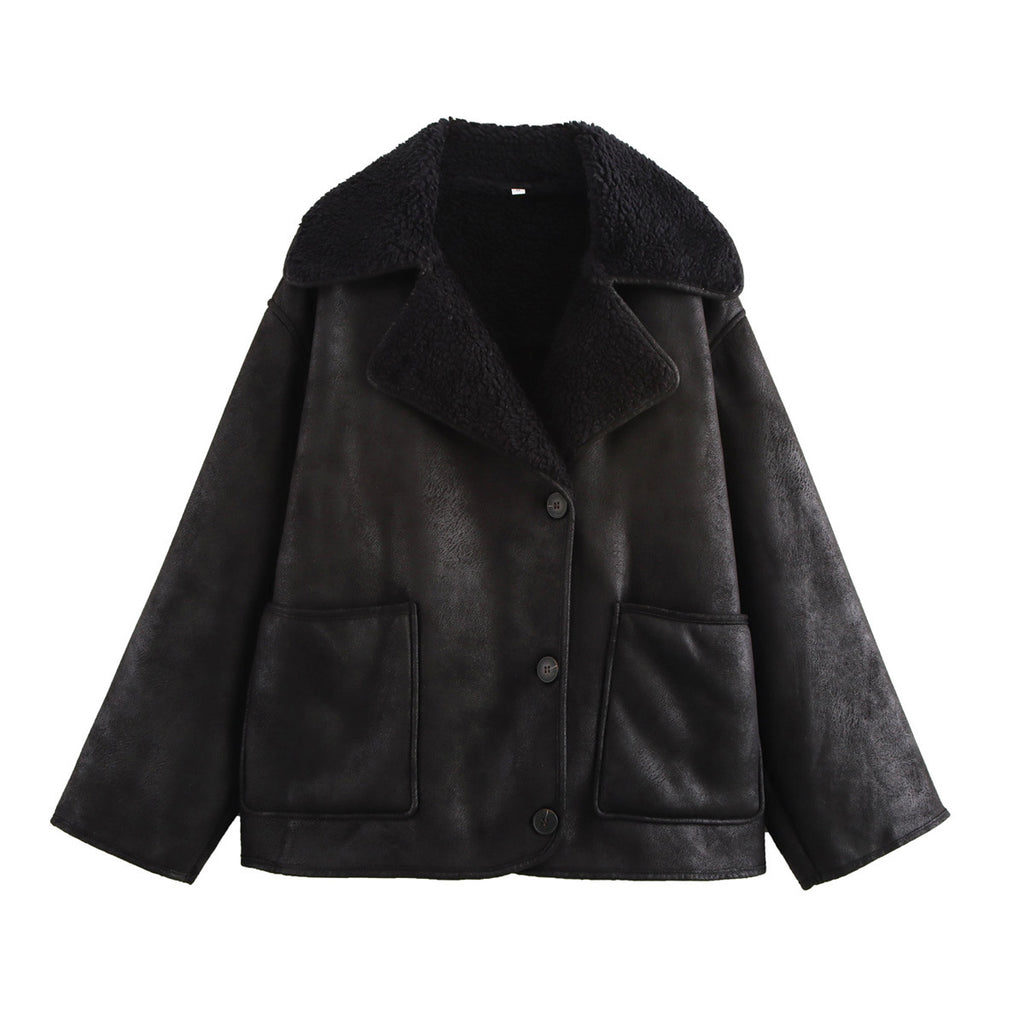Léa Fall Fur-Lined Chic Jacket