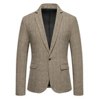 Clifford Signature Wool Blend One-Button Blazer