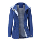 Léa Cinched Detachable Hood Windbreaker
