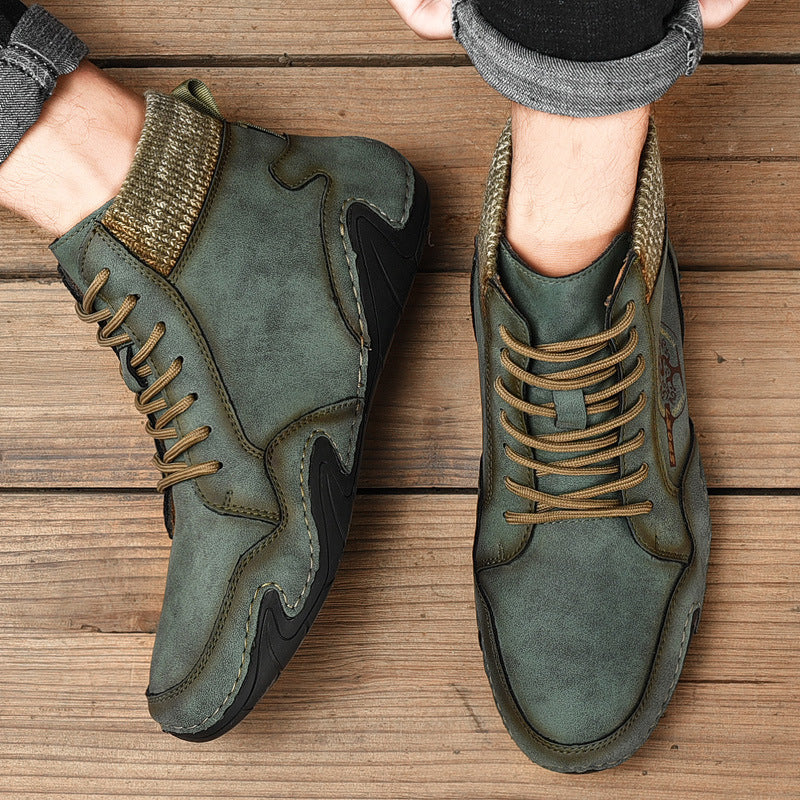 Ruger Vintage Knit Cuff High-Top Work Boot