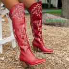 Élise Western Cowboy Knee High Boots