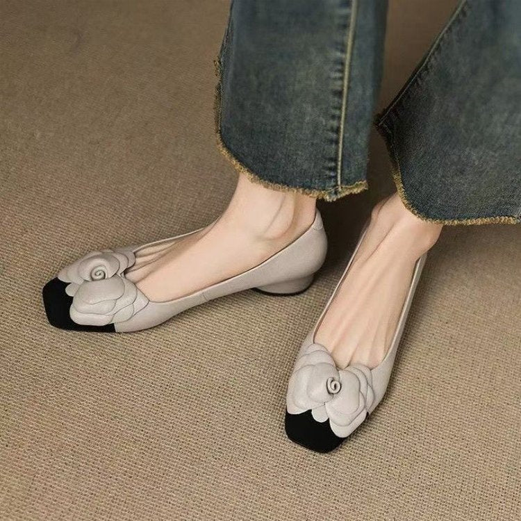 Élise Rosella French Floral Pumps