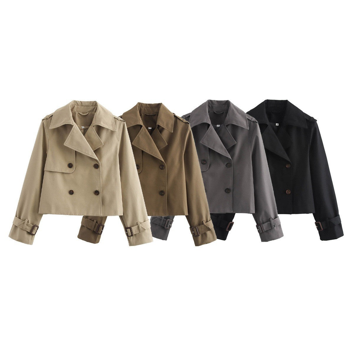 Léa Lightweight Crop Trench Coat