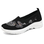 Élise Flyknit Floral Orthepedic Walking Slip-Ons