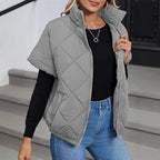 Léa Diamond Quilted Puffer Jacket