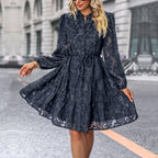 Léa Vintage Floral Lace Midi Dress