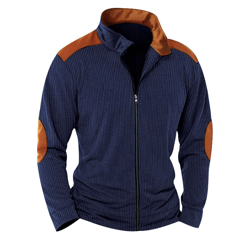 Blake Holloway Ribbed Knit Zip-Up Jacket