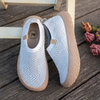 Élise Checkered Knitted Comfortable Orthopedic Walking Shoes