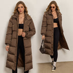 Penelope Longline Puffer Hooded Coat