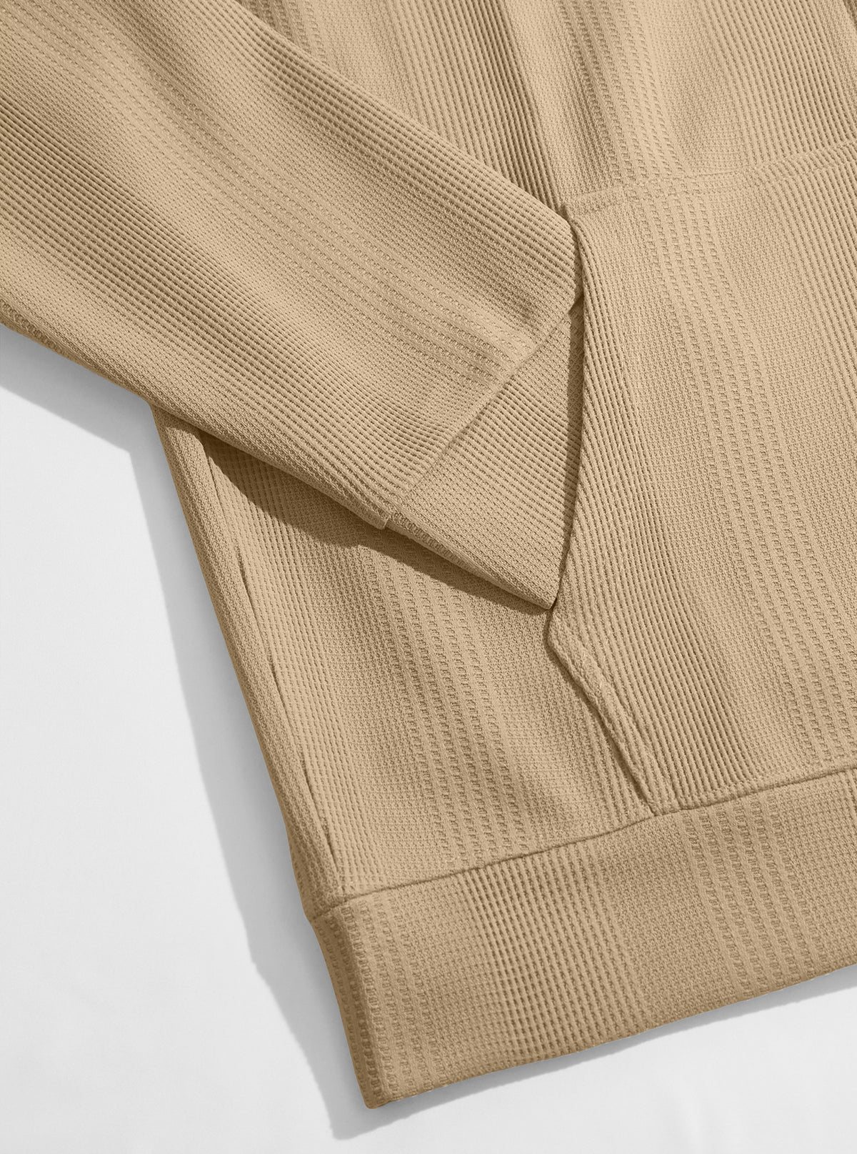 Sterling Waffle Knit Full-Zip Hoodie