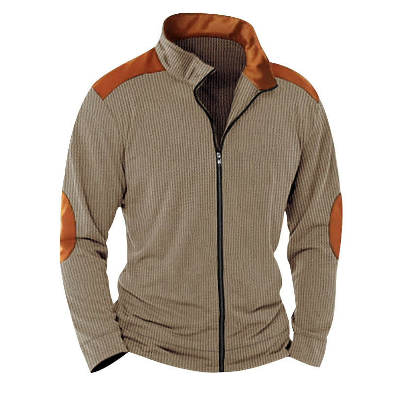 Blake Holloway Ribbed Knit Zip-Up Jacket