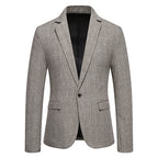 Clifford Signature Wool Blend One-Button Blazer