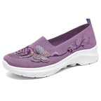 Élise Flyknit Floral Orthepedic Walking Slip-Ons