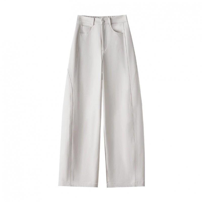 Luciel High-Waist Curved Palazzo Trousers