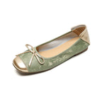 Élise Vintage Bow Mary Jane Ballet Flats