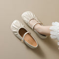 Élise Soft Sole Scrunched Mary Jane Ballet Flats