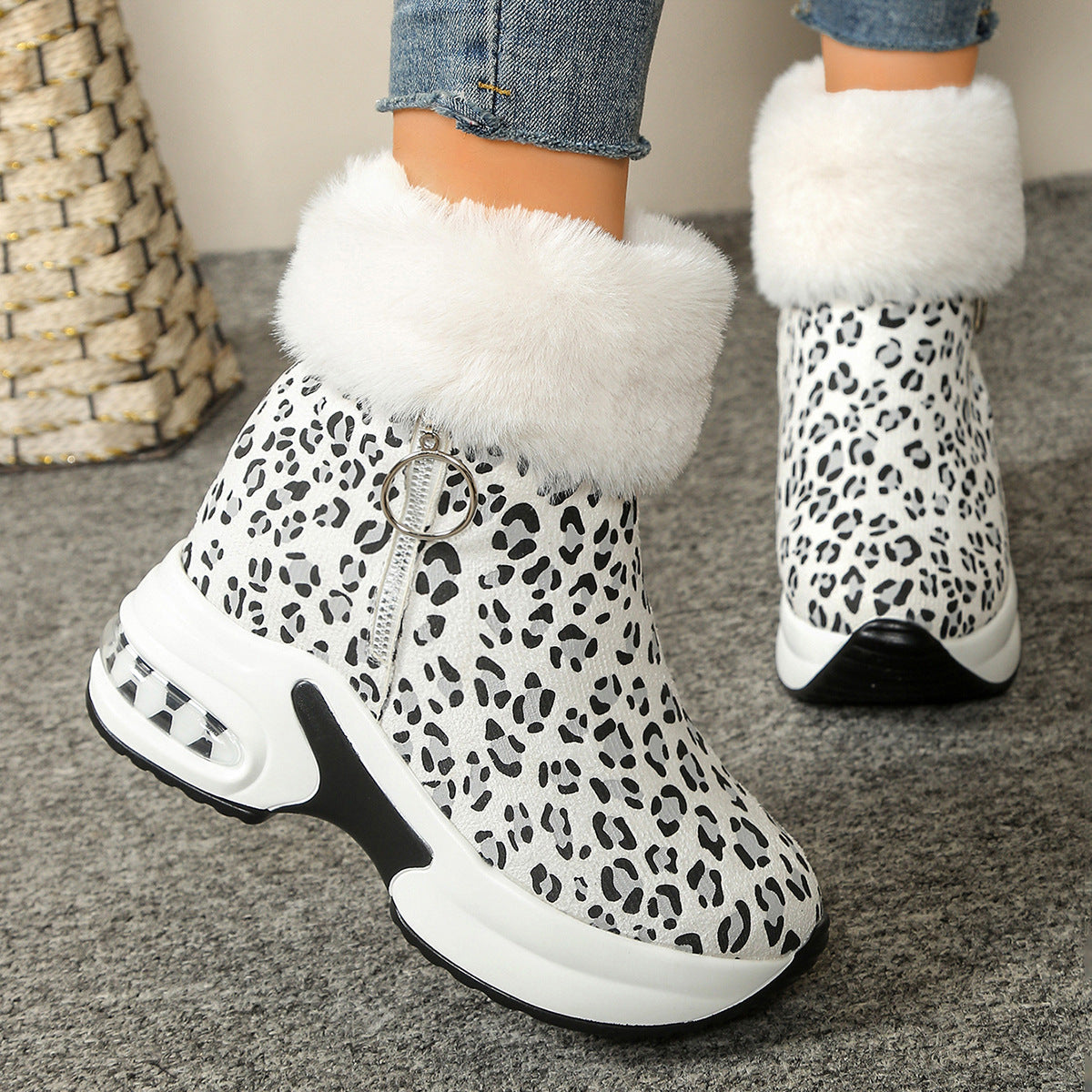 Élise Fur Lined Vegan Suede Boots