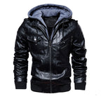 Stryde Vintage Aviator Layered Hoodie Jacket