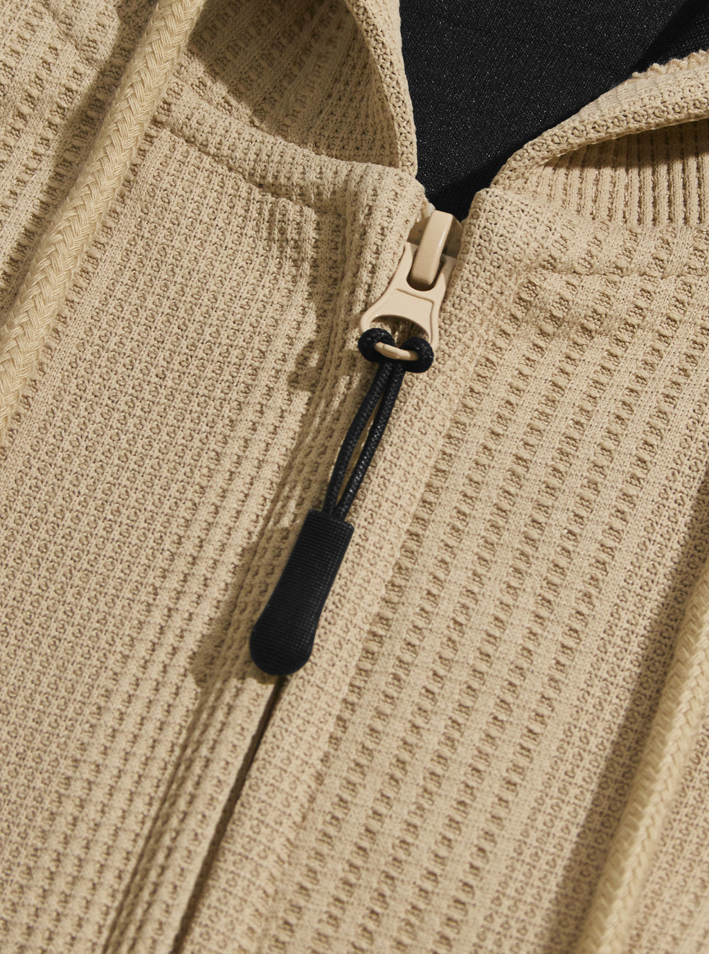 Sterling Waffle Knit Full-Zip Hoodie