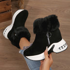 Élise Fur Lined Vegan Suede Boots