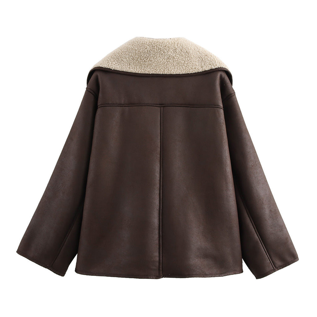 Léa Fall Fur-Lined Chic Jacket