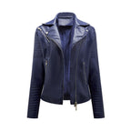 Léa Classic Moto Vegan Leather Jacket