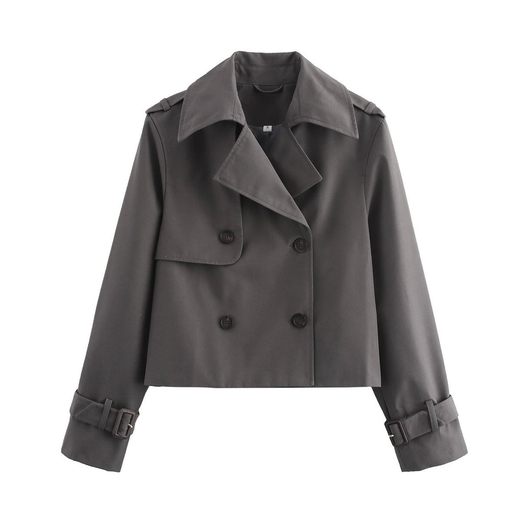 Léa Lightweight Crop Trench Coat