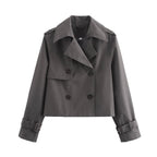 Léa Lightweight Crop Trench Coat
