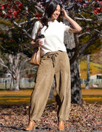 Josephine Relaxed Corduroy Wide-Leg Pants