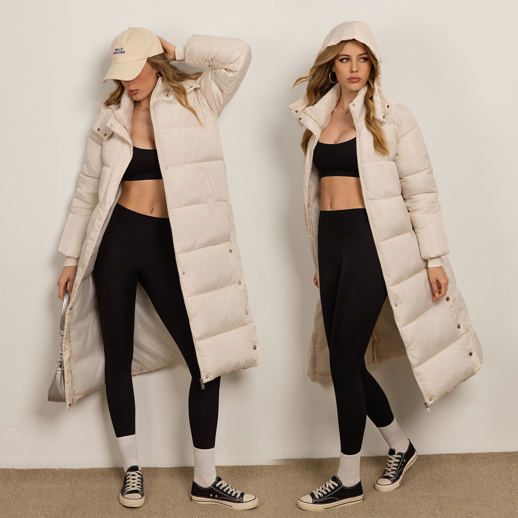 Penelope Longline Puffer Hooded Coat