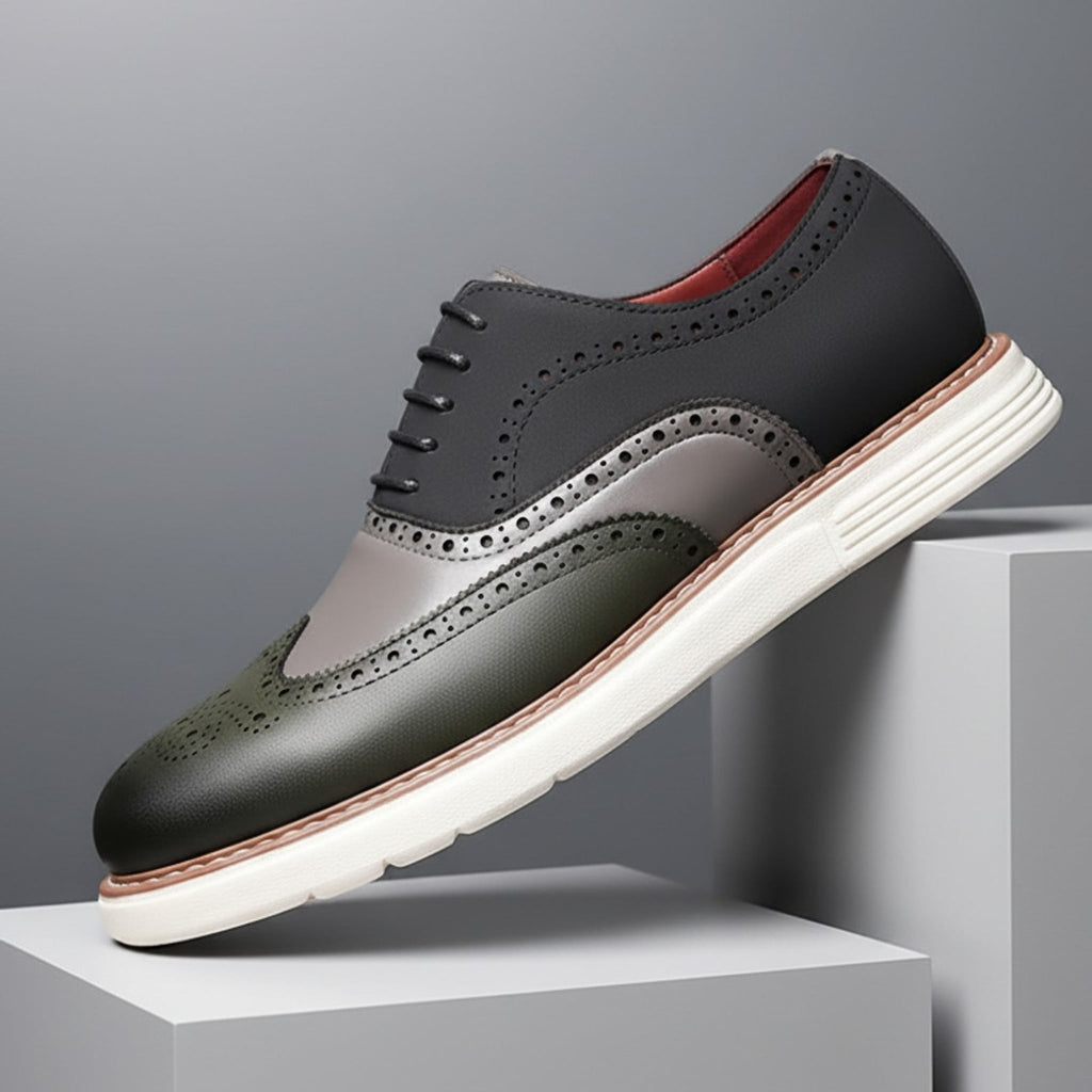 Veridian Signature Brogue Dress Sneakers