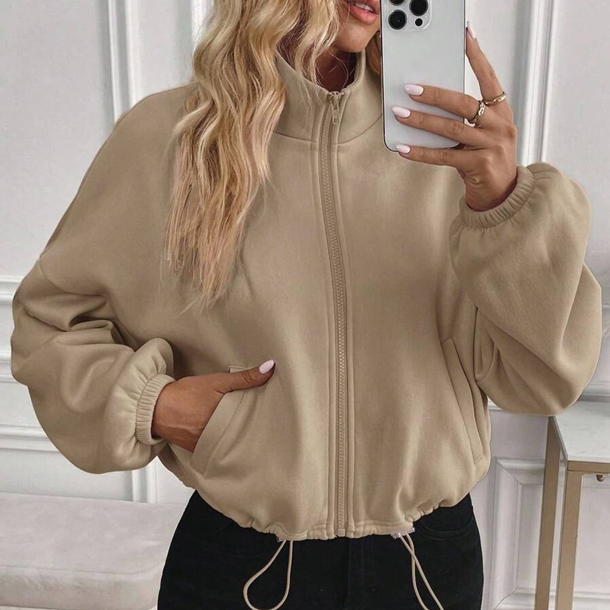 Léa Athleisure Fleece Zip-Up