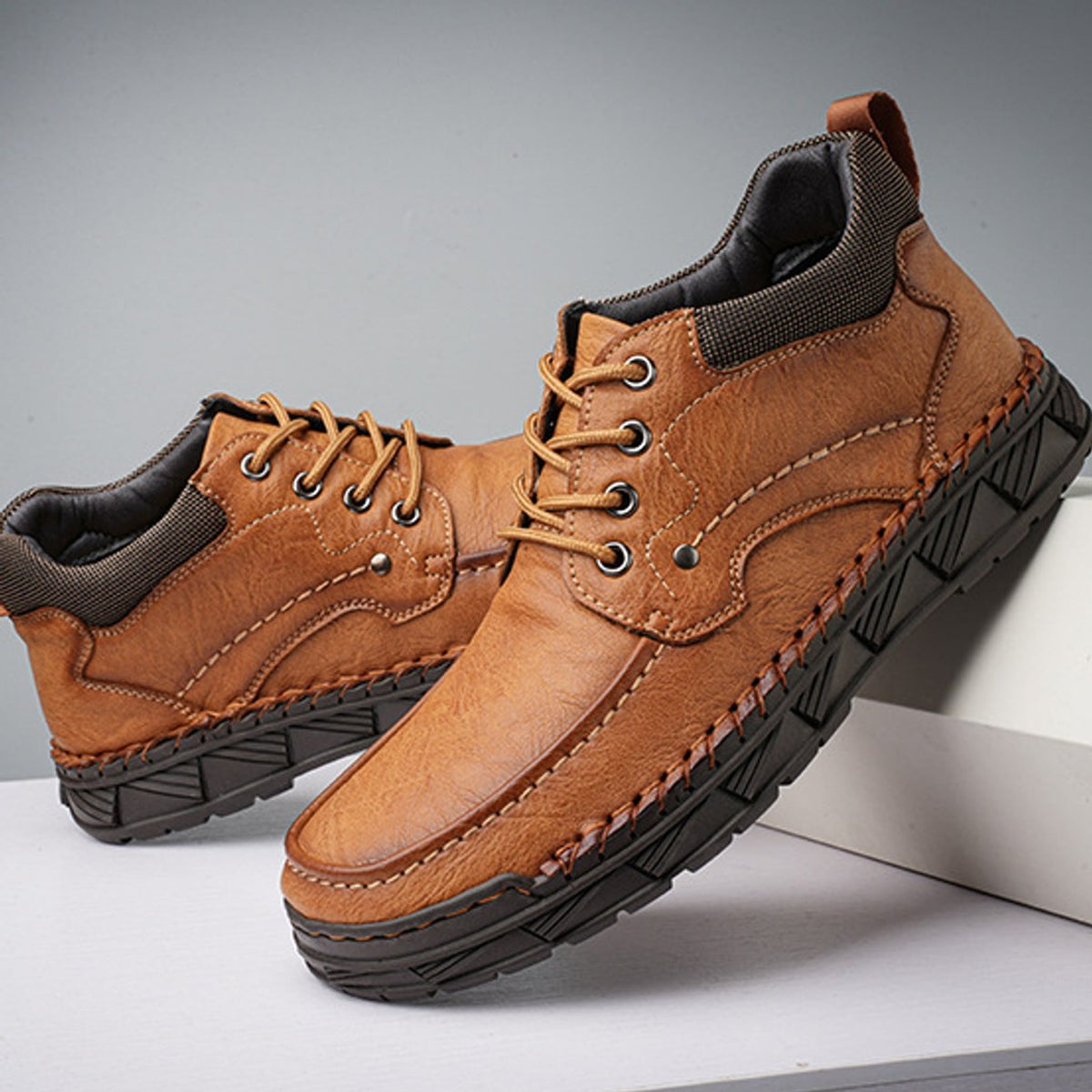 Stalwart Fieldwork Moc-Toe Ankle Boot
