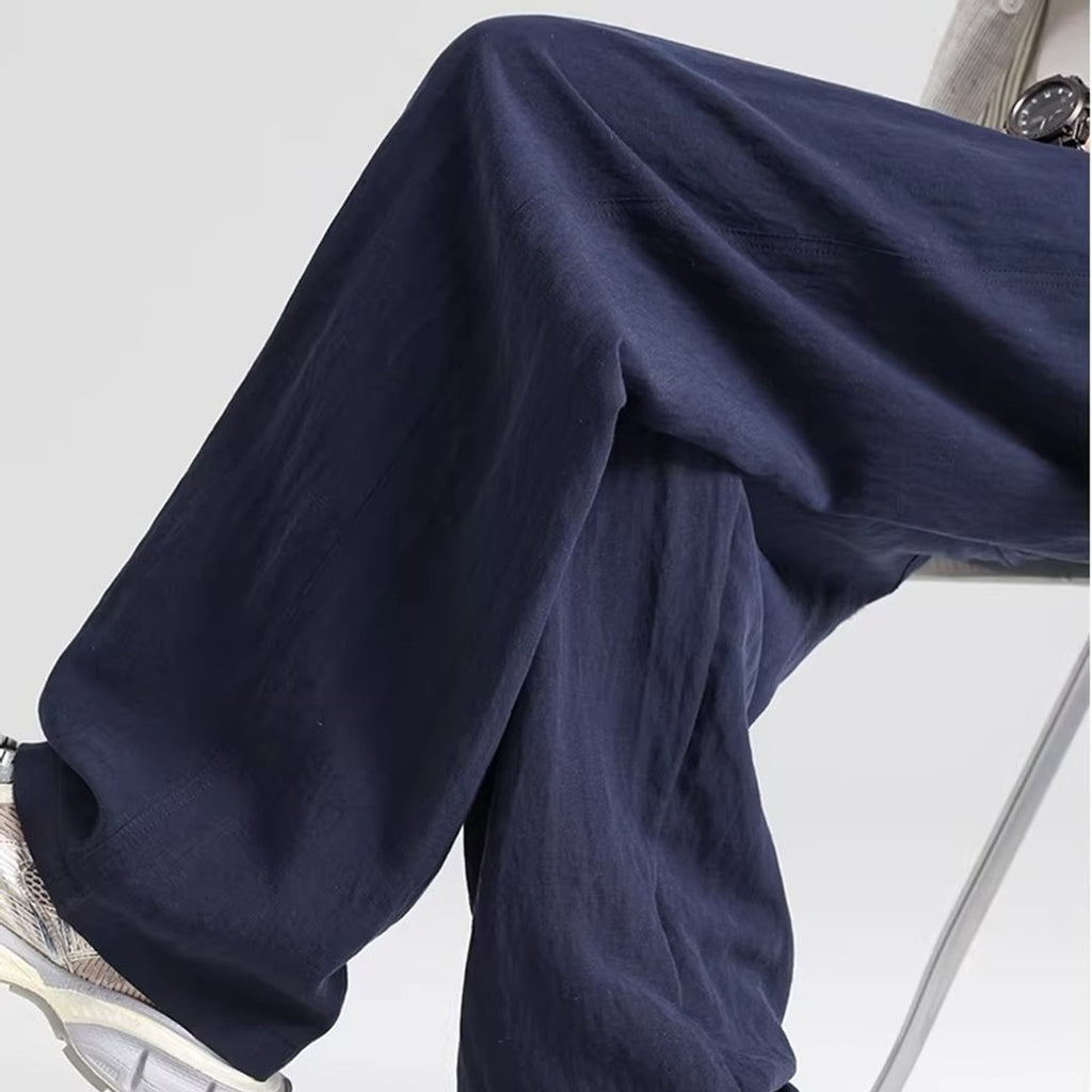 Urban Theory Breathable Linen-Blend Baggy Pants