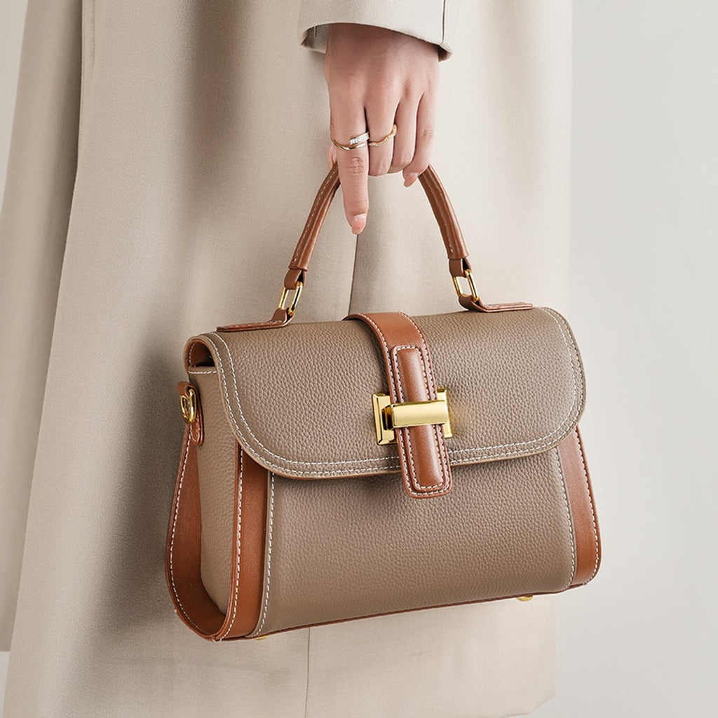Élise Top-Layer Leather Crossbody Purse